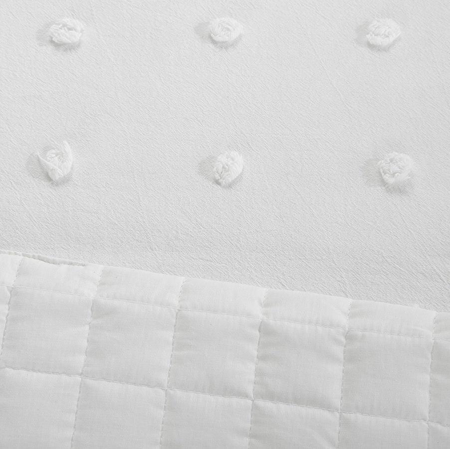 Olliix.com Comforters & Blankets - Brooklyn Cottage/Country Cotton Jacquard Daybed Set Ivory