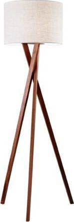 Adesso Floor Lamps - Brooklyn Floor Lamp Walnut