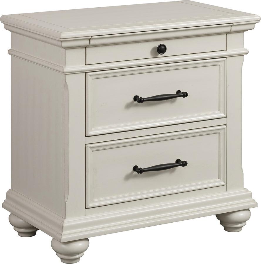 Elements Nightstands & Side Tables - Brooks 3-Drawer Nightstand With Usb Ports