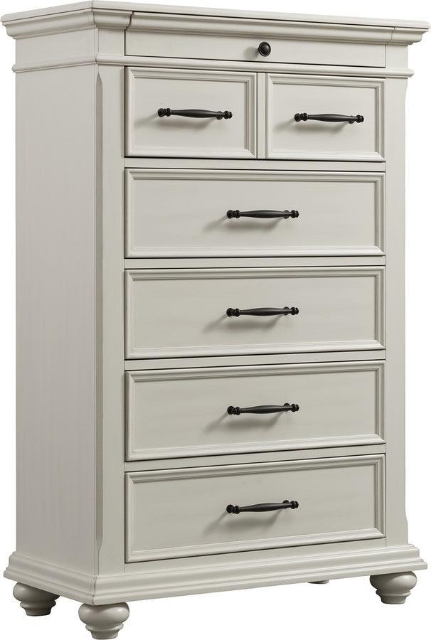 Elements Bedroom Sets - Brooks Queen Platform Storage 5Pc Bedroom Set