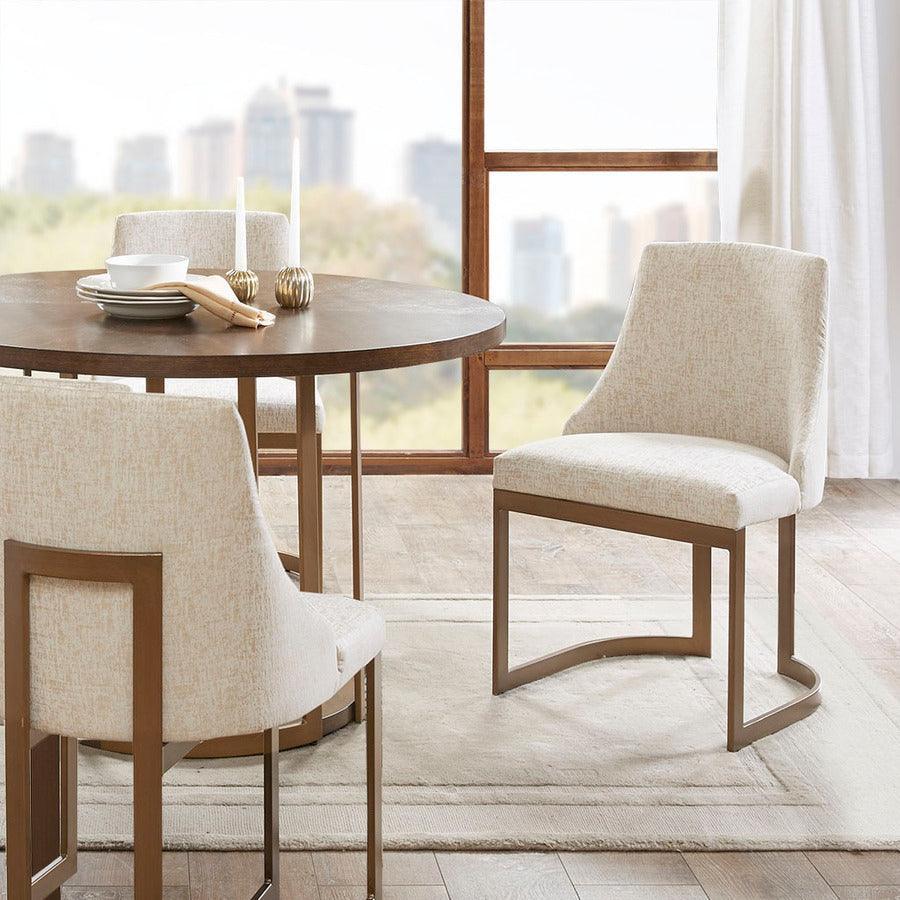 Olliix.com Dining Chairs - Bryce Dining Chair Cream (Set of 2)
