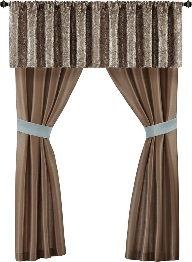 Olliix.com Comforters & Blankets - Brystol 24 Piece Room Traditional in a Bag Blue Queen