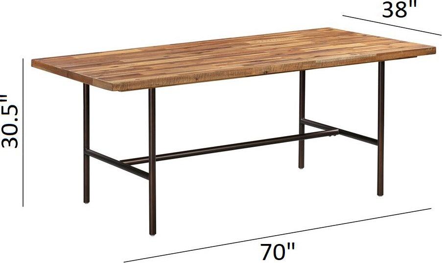 Tov Furniture Dining Tables - Bushwick Dining Table Rustic