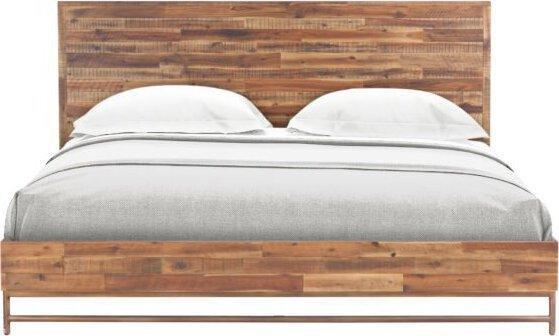 Tov Furniture Beds - Bushwick Wooden King Bed Brown