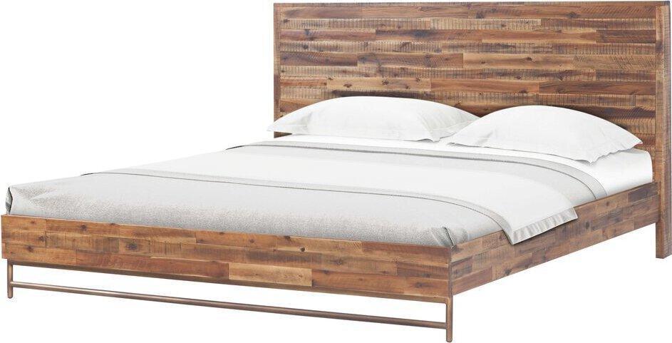 Tov Furniture Beds - Bushwick Wooden King Bed Brown