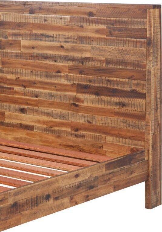 Tov Furniture Beds - Bushwick Wooden King Bed Brown