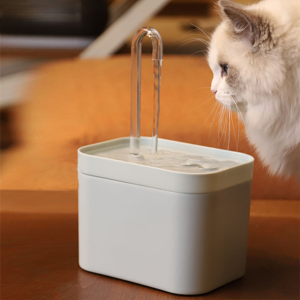 Regis Pet Grooming Supplies - Automatic Cat Water Fountain Auto Filter USB Electric Mute Cat Drinker Bowl 1.5L Recirculate Filtring Drinker For Cats Pet Water Dispenser
