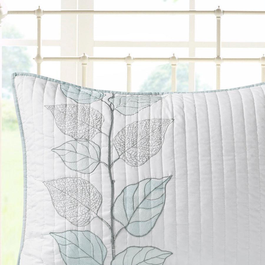 Olliix.com Comforters & Blankets - Caelie Full/Queen 6 Piece Reversible Coverlet Set Blue