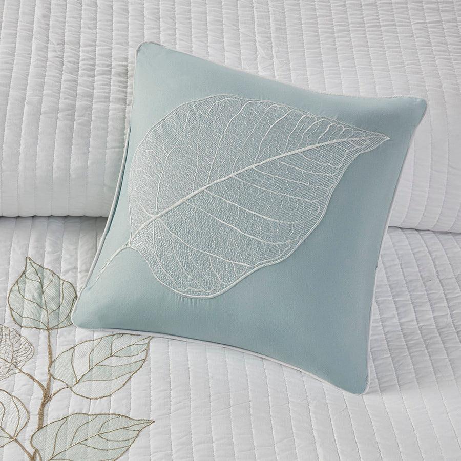 Olliix.com Comforters & Blankets - Caelie King/California King 6 Piece Reversible Coverlet Set Blue