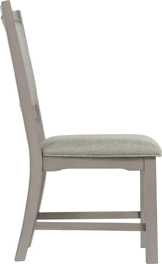 Elements Dining Chairs - Calderon 39" H Side Chair Set in Gray