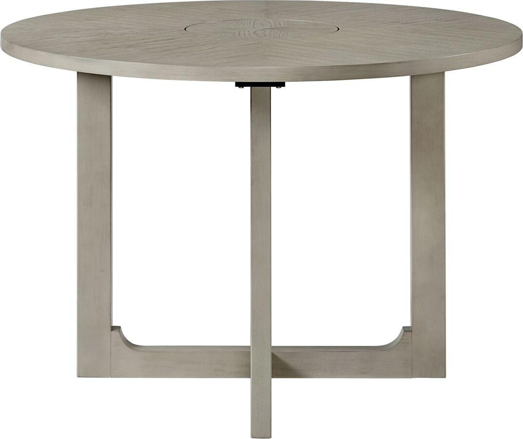Elements Dining Tables - Calderon Round Counter Dining Table in Gray
