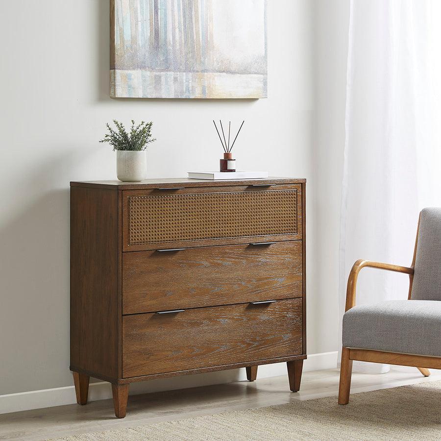 Olliix.com Chest of Drawers - Cali 3-Drawer Accent Chest Natural