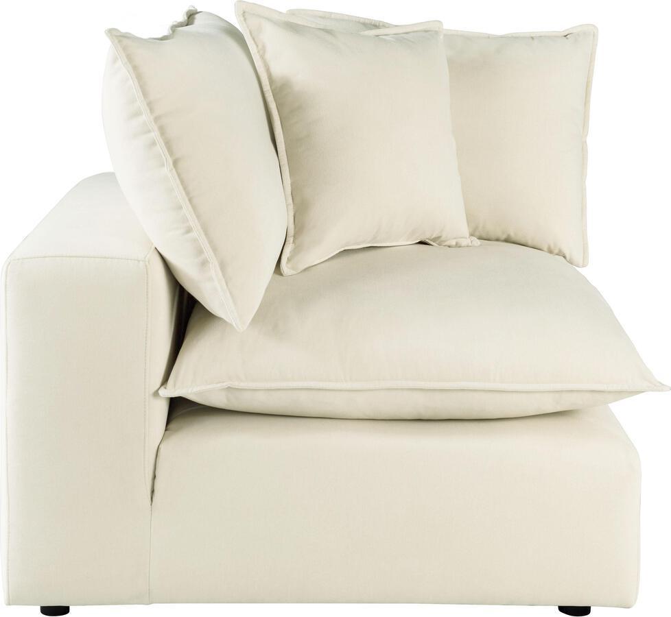 Tov Furniture Accent Chairs - Cali Natural Corner Chair