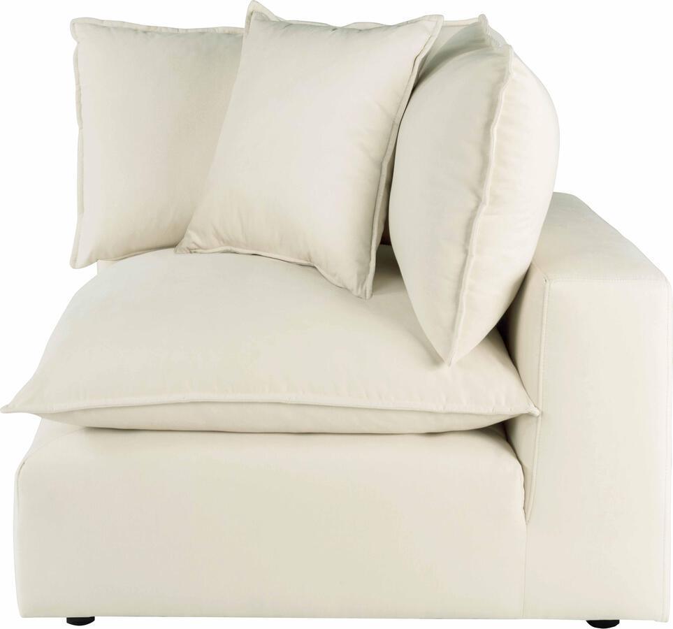 Tov Furniture Accent Chairs - Cali Natural Corner Chair