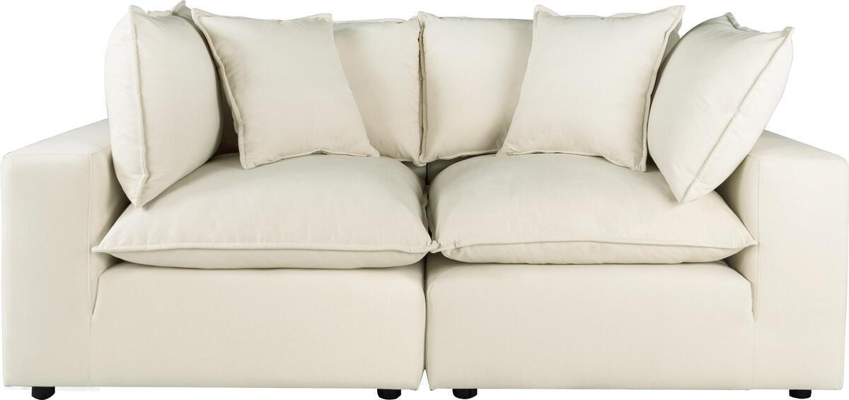 Tov Furniture Loveseats - Cali Natural Modular Loveseat