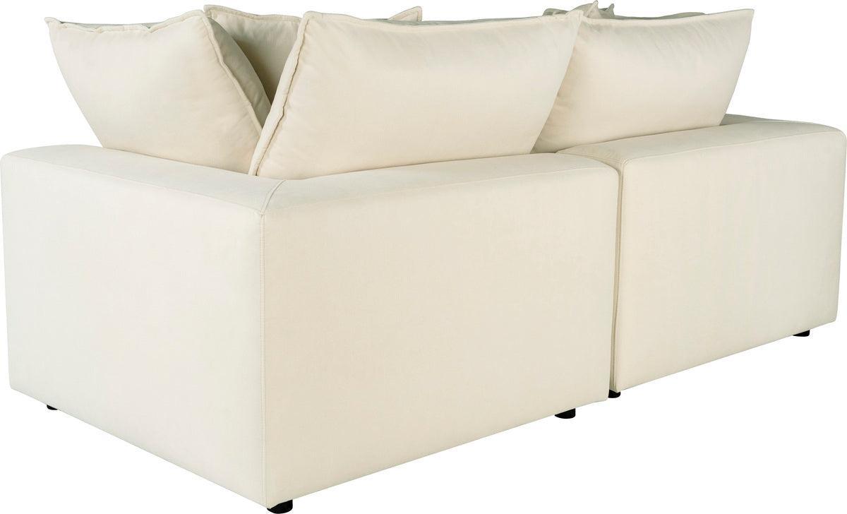 Tov Furniture Loveseats - Cali Natural Modular Loveseat