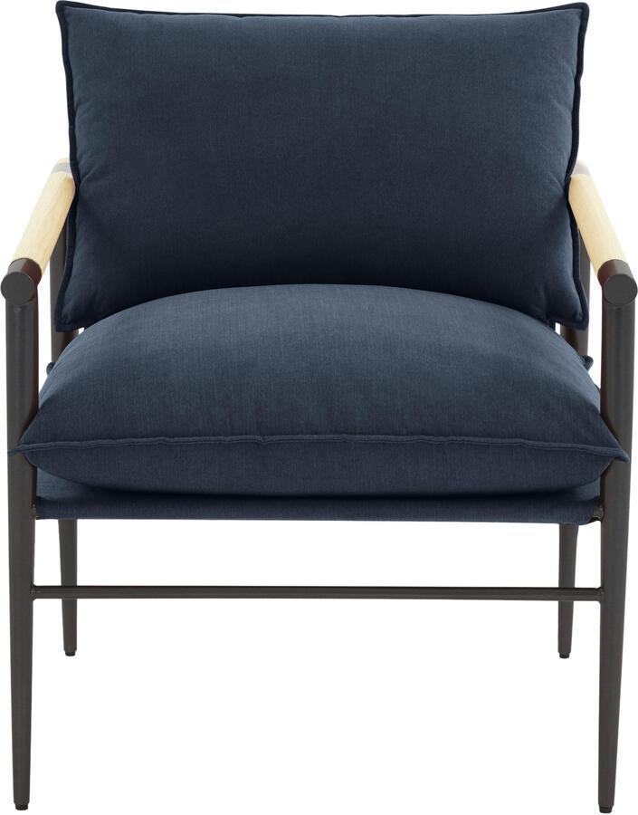 Tov Furniture Accent Chairs - Cali Navy Accent Chair Navy