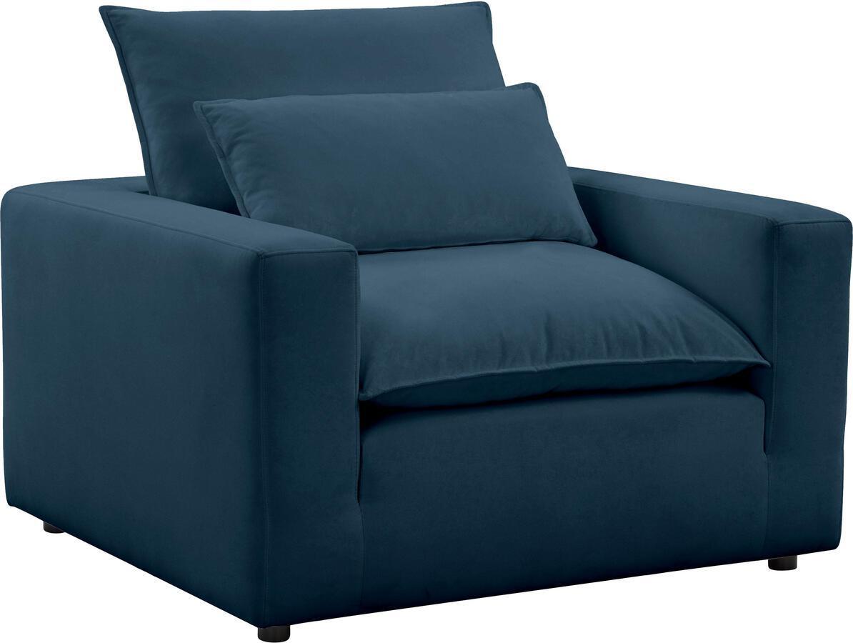 Tov Furniture Accent Chairs - Cali Navy Arm Chair Navy