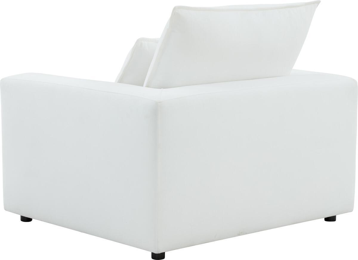 Tov Furniture Accent Chairs - Cali Pearl Arm Chair Pearl