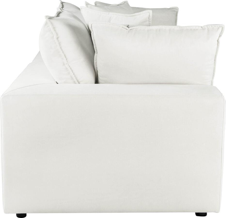 Tov Furniture Loveseats - Cali Pearl Modular Loveseat Pearl