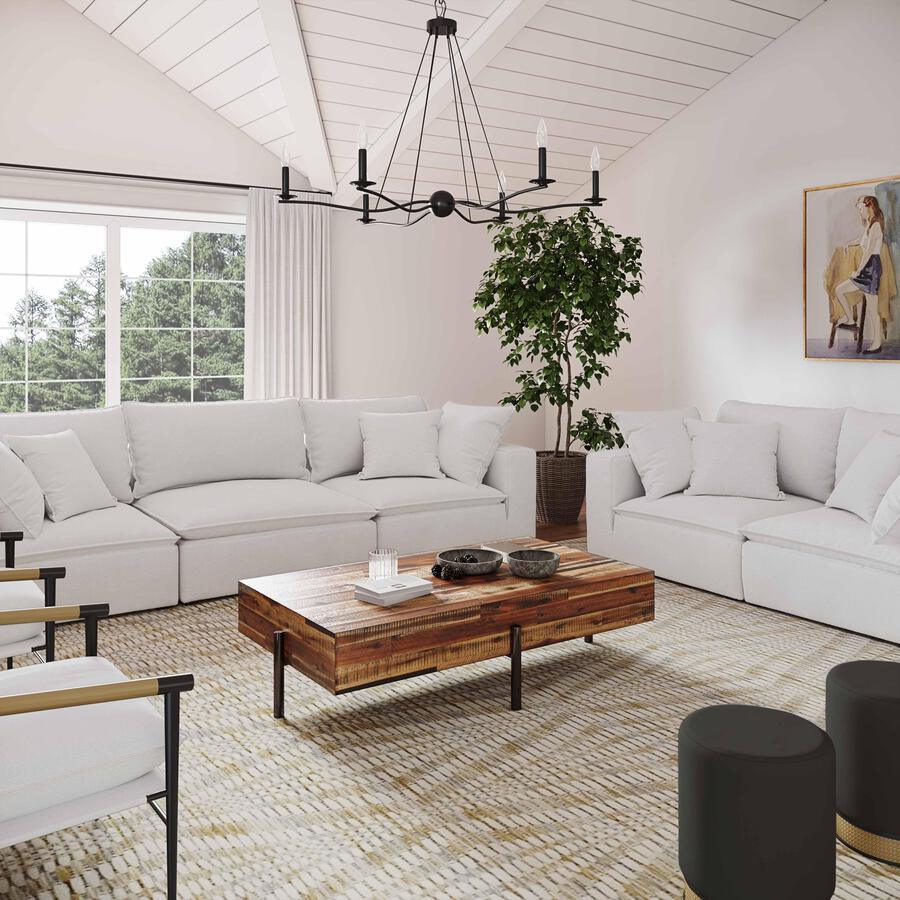 Tov Furniture Loveseats - Cali Pearl Modular Loveseat Pearl