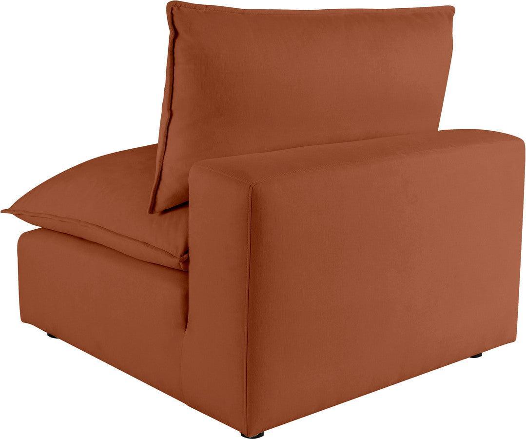 Tov Furniture Accent Chairs - Cali Rust Armless Chair