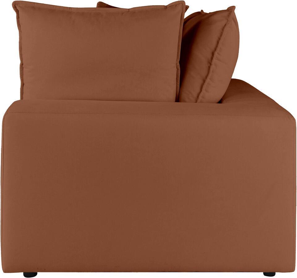 Tov Furniture Accent Chairs - Cali Rust Corner Chair