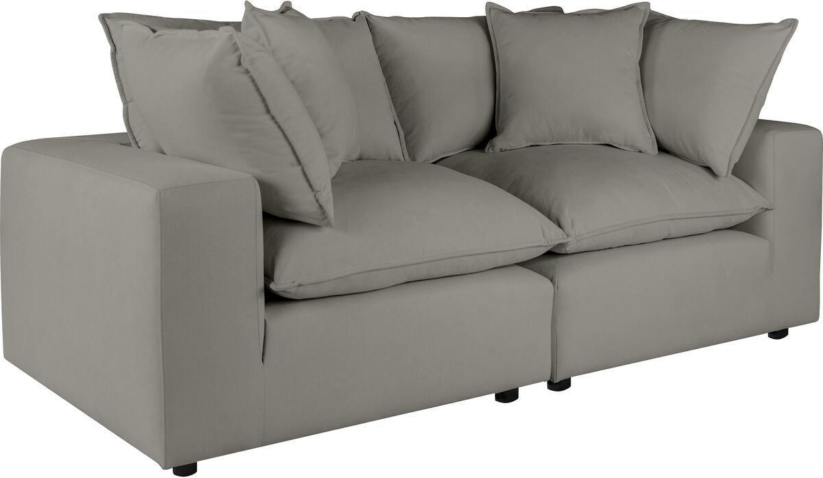 Tov Furniture Loveseats - Cali Slate Modular Loveseat
