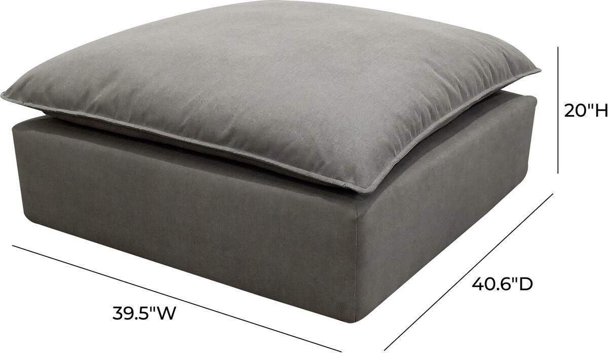 Tov Furniture Ottomans & Stools - Cali Slate Ottoman