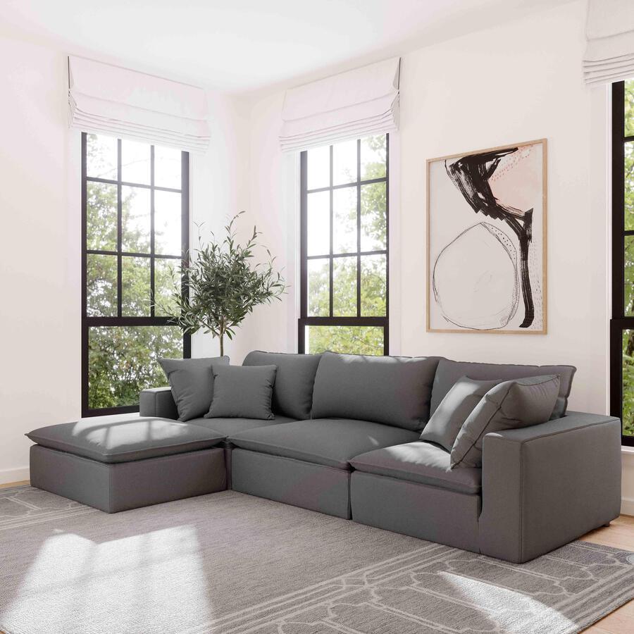Tov Furniture Ottomans & Stools - Cali Slate Ottoman