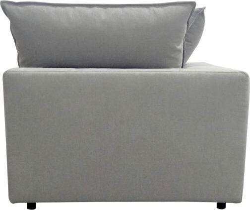 Tov Furniture Accent Chairs - Cali Slate Tweed Modular Corner Seat