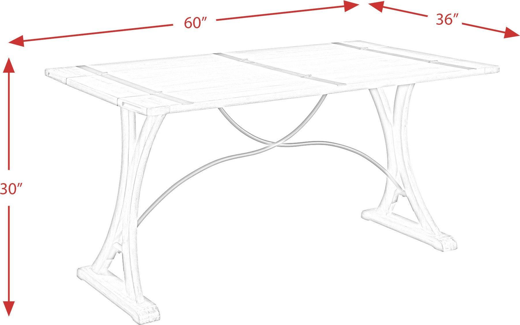 Elements Dining Sets - Camden Folding Top 5PC Dining Set-Table and Four Chairs