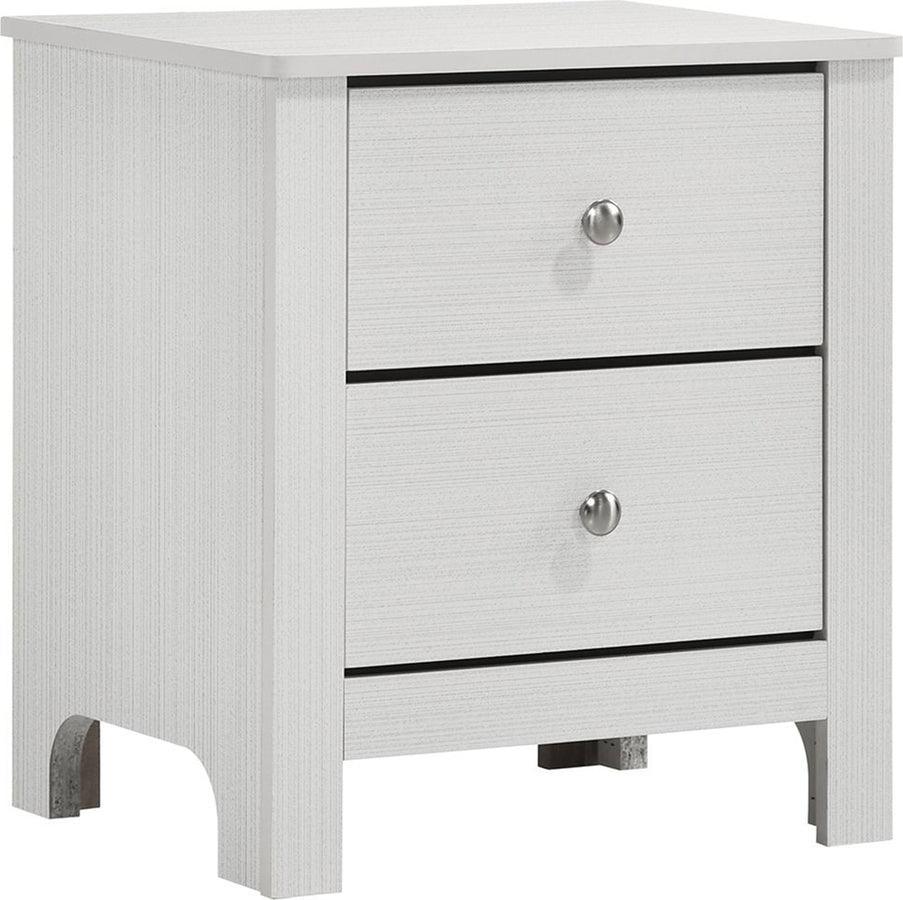 Elements Nightstands & Side Tables - Camila Nightstand in White White