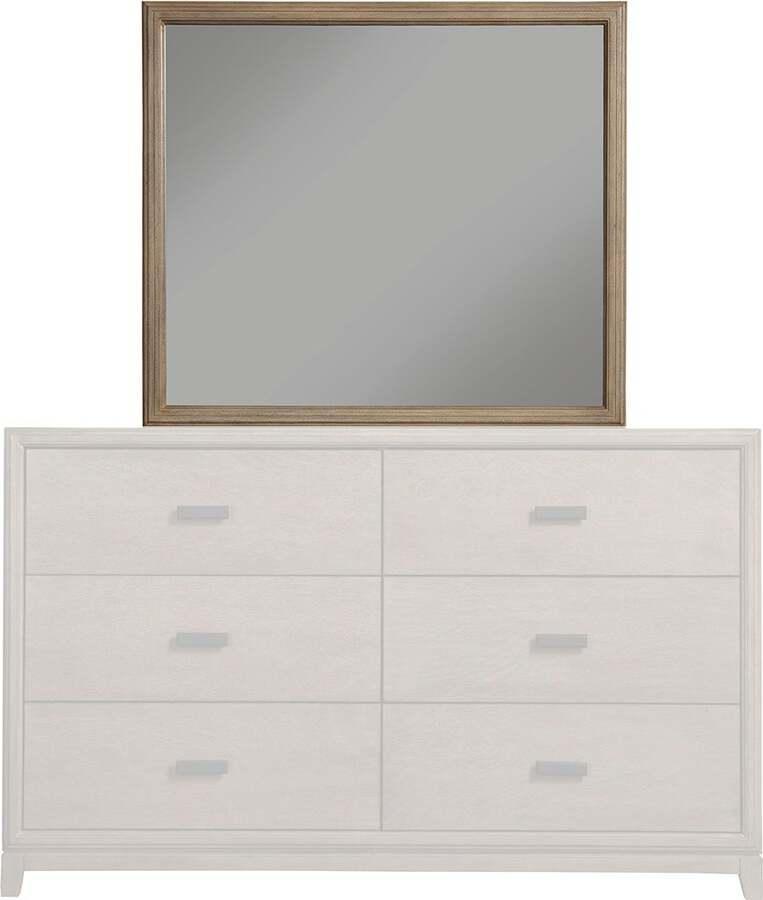 Alpine Furniture Mirrors - Camilla Mirror Antique Gray
