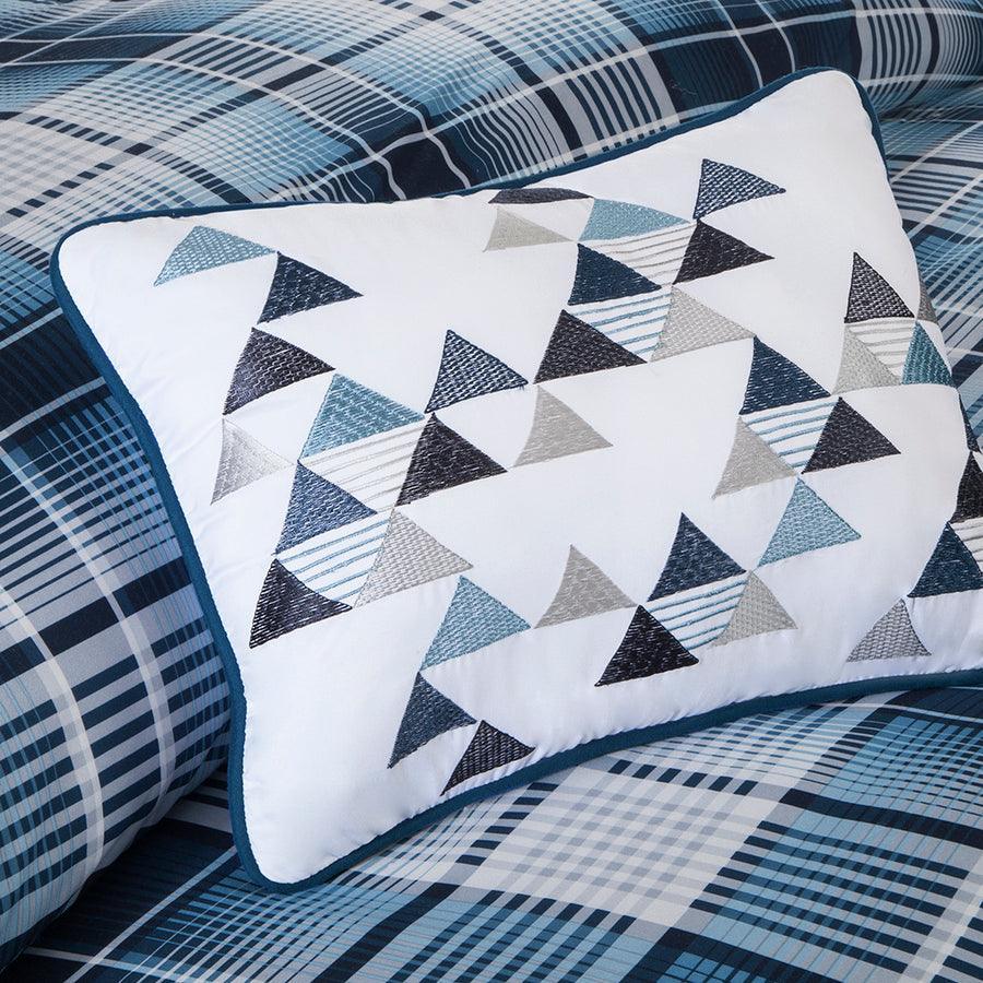 Olliix.com Comforters & Blankets - Camilo Full/Queen Comforter Set Blue