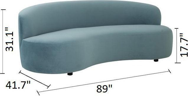 Tov Furniture Sofas & Couches - Cannellini Sofa Bluestone