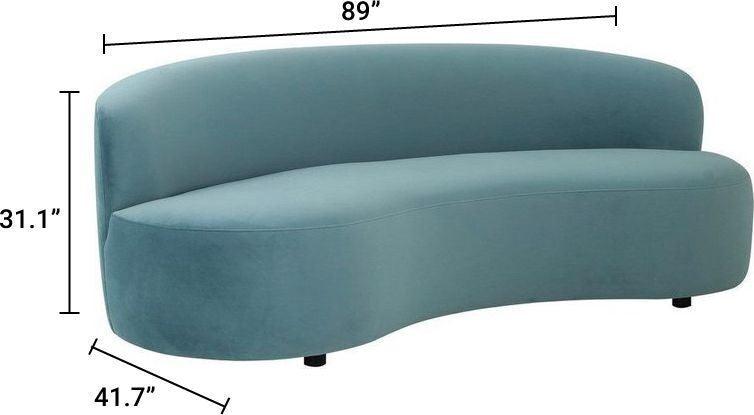Tov Furniture Sofas & Couches - Cannellini Sofa Bluestone