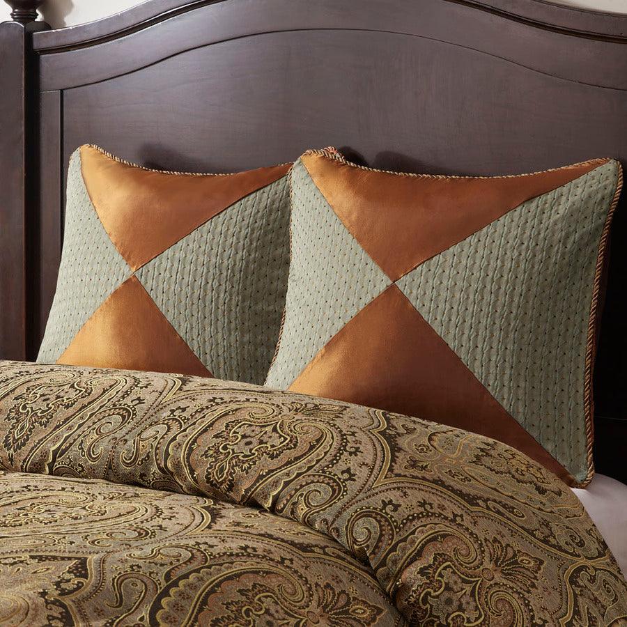 Olliix.com Comforters & Blankets - Canovia Classic Springs Jacquard Comforter Set Multi King
