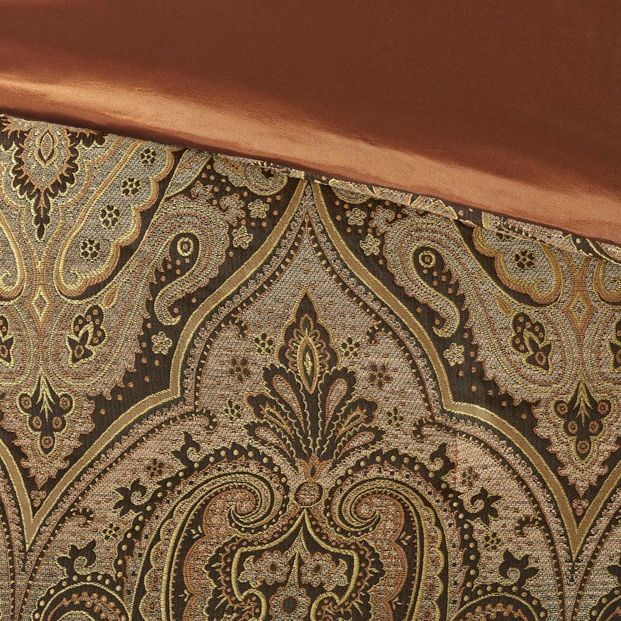 Olliix.com Comforters & Blankets - Canovia Classic Springs Jacquard Comforter Set Multi King