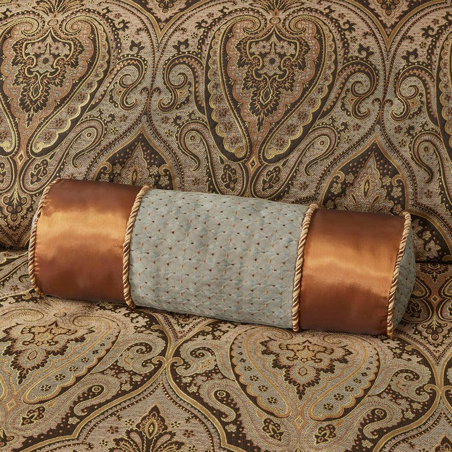 Olliix.com Comforters & Blankets - Canovia Classic Springs Jacquard Comforter Set Multi King