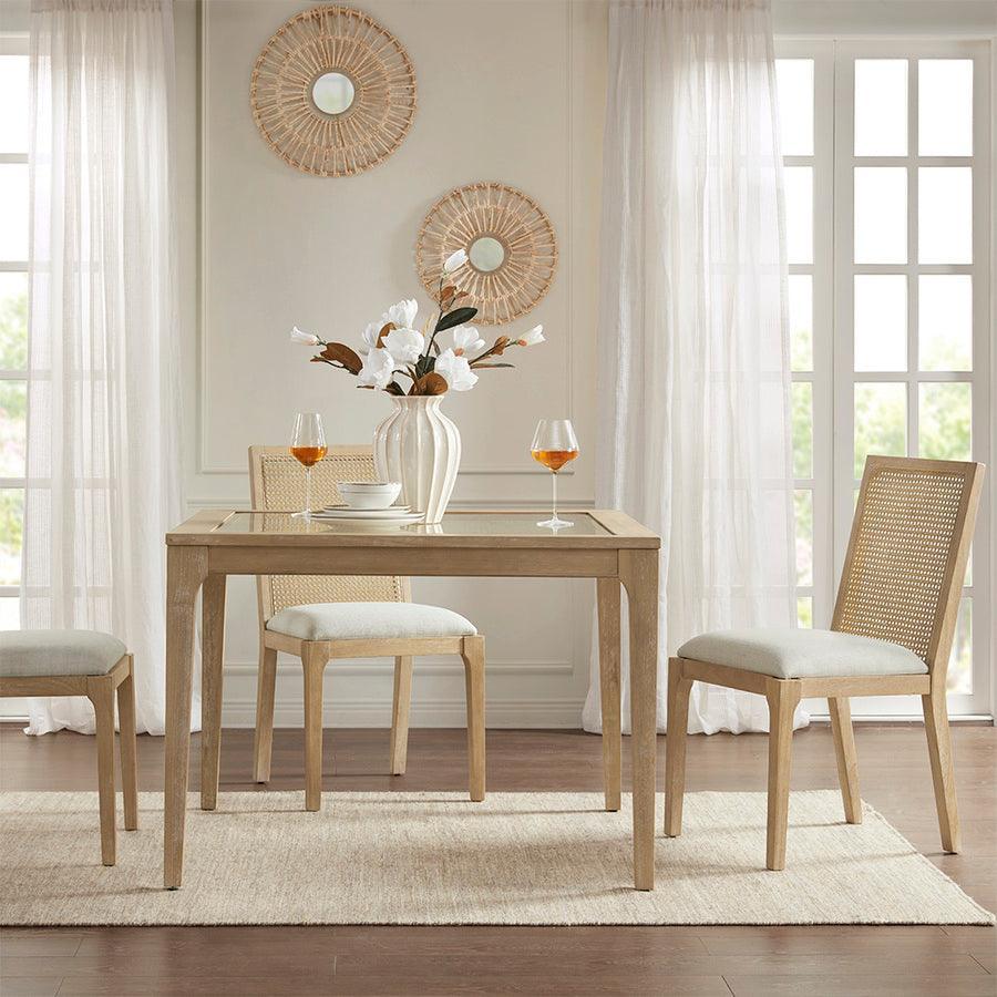 Olliix.com Dining Chairs - Canteberry Farm House Dining Chair (set of 2) 19"W x 22"Dx 36"H Natural