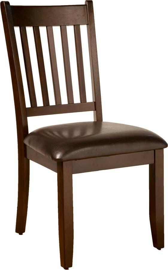 Alpine Furniture Dining Sets - Capitola Faux Marble 5 Piece Dinette Set, Espresso