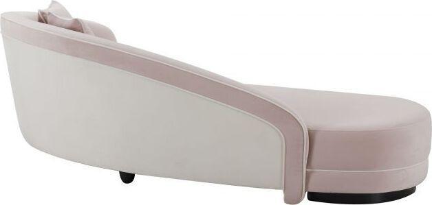 Tov Furniture Sofas & Couches - Carla Blush and Cream Velvet Sofa