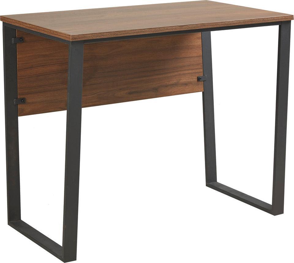 Olliix.com Desks - Carlyle 38" Computer Desk With Metal Legs Dark Coffee
