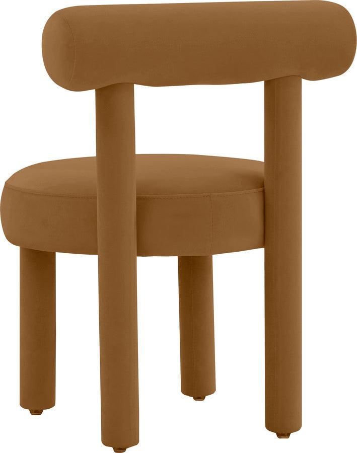 Tov Furniture Accent Chairs - Carmel Cognac Velvet Chair