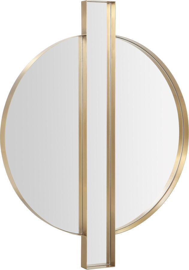 Tov Furniture Mirrors - Carri Gold Round Wall Mirror