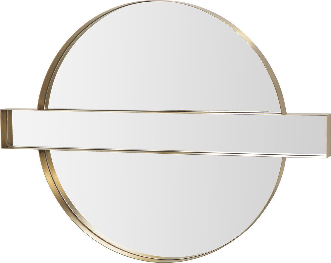 Tov Furniture Mirrors - Carri Gold Round Wall Mirror