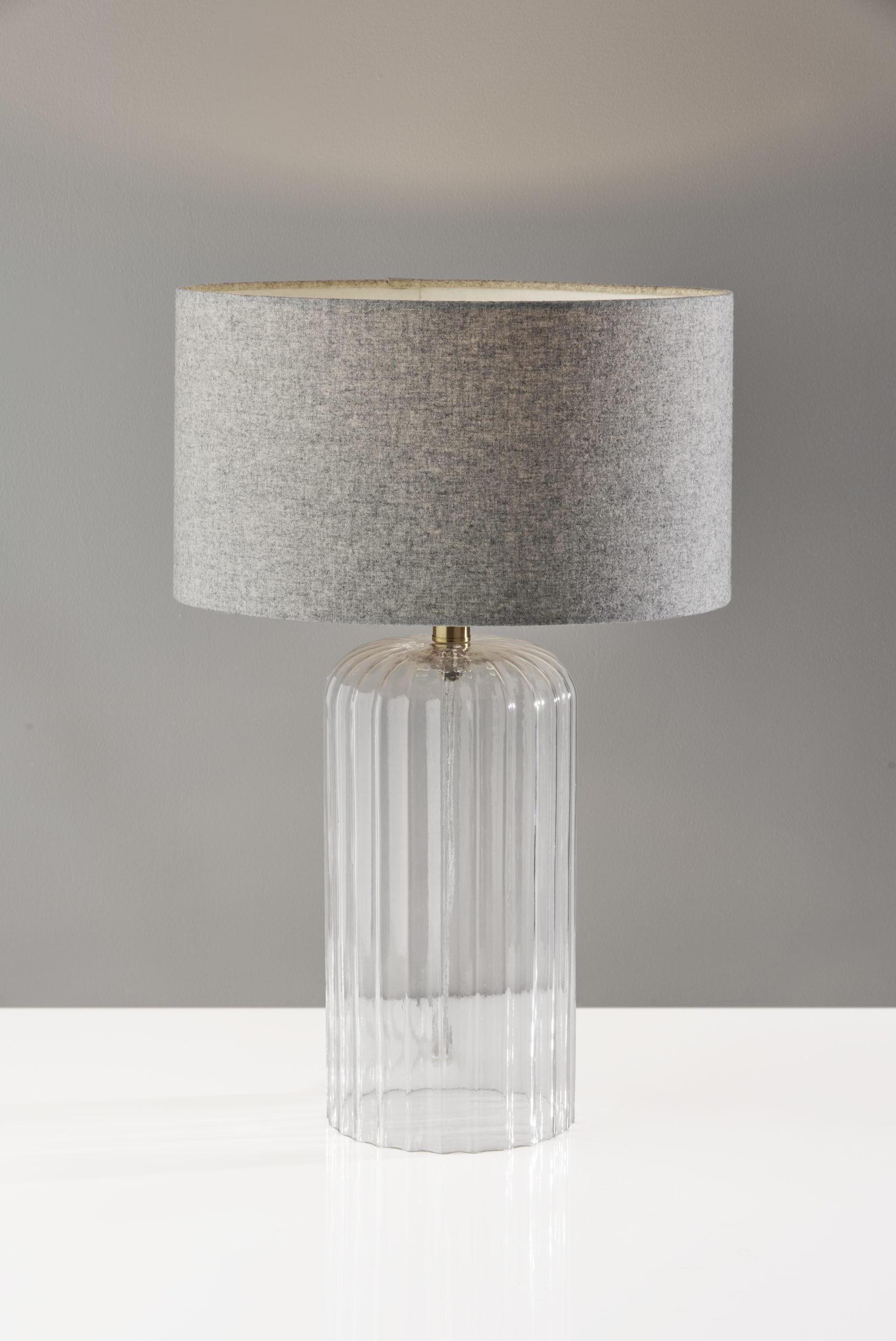 Adesso Table Lamps - Carrie Large Table Lamp Gray