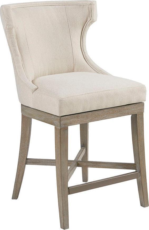 Olliix.com Barstools - Carson Counter Stool With Swivel Seat Cream