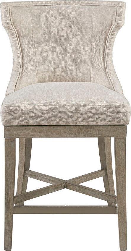 Olliix.com Barstools - Carson Counter Stool With Swivel Seat Cream